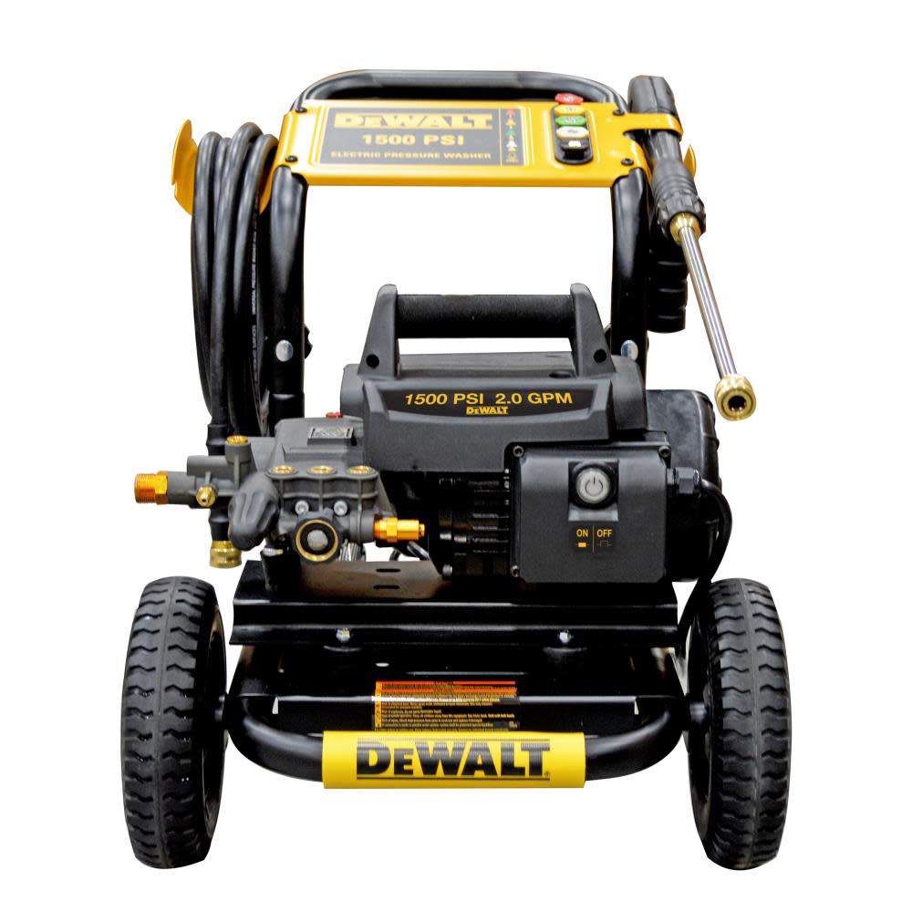 Dewalt 1500 Psi At 2.0 Gpm Cold Water Residential Electric Pressure Washer  